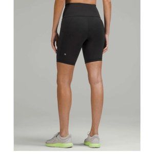 Lululemon Size 0 Wunder Under Black High Rise Compression Shorts w/ Pockets